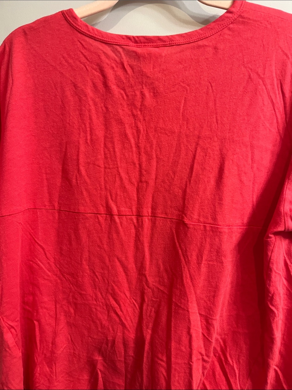 Caslon Red Short-Sleeve Tie-Front Tee - Picture 13 of 14